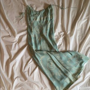 JCrew spaghetti strap midi dress